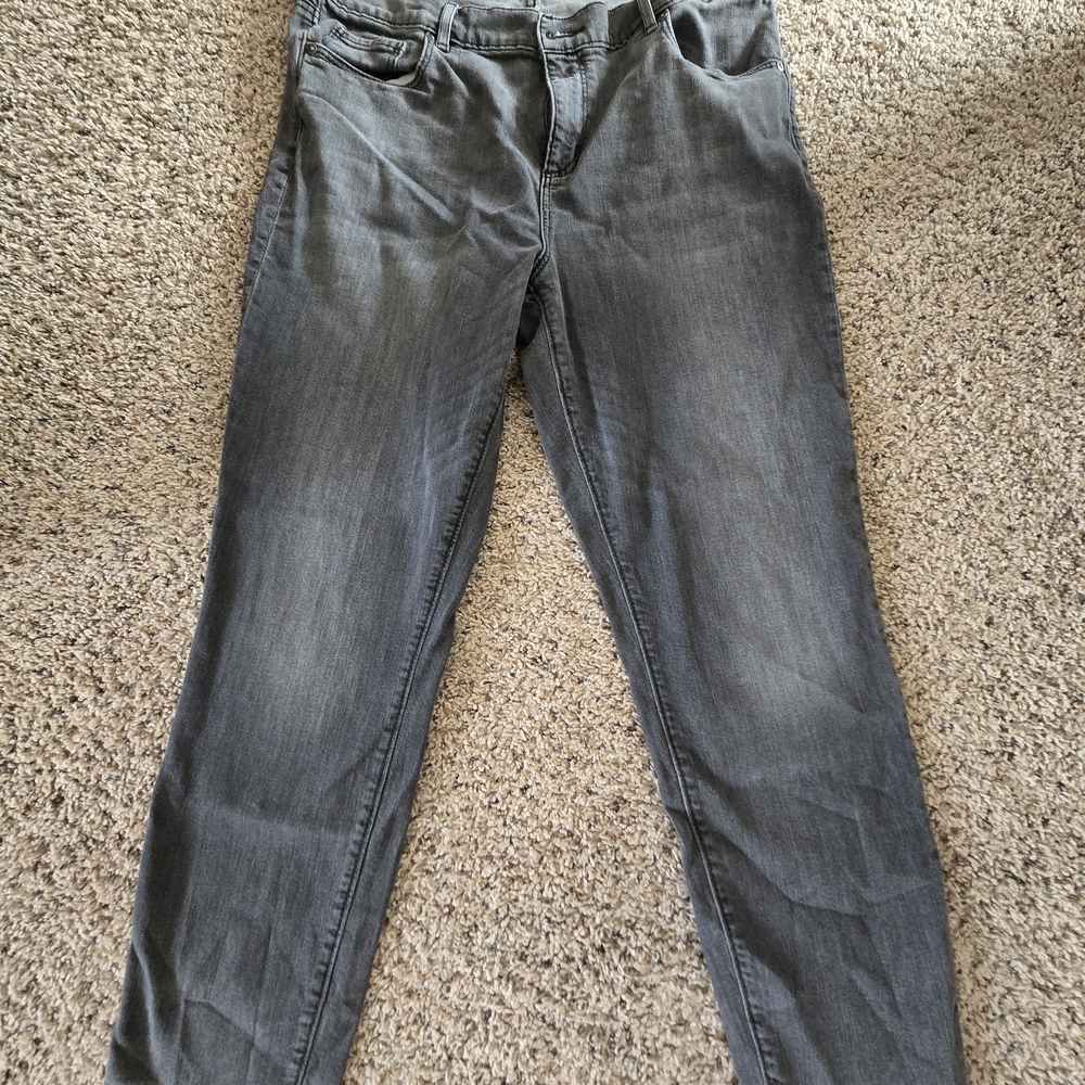 LOFT Women's Gray Skinny Jeans